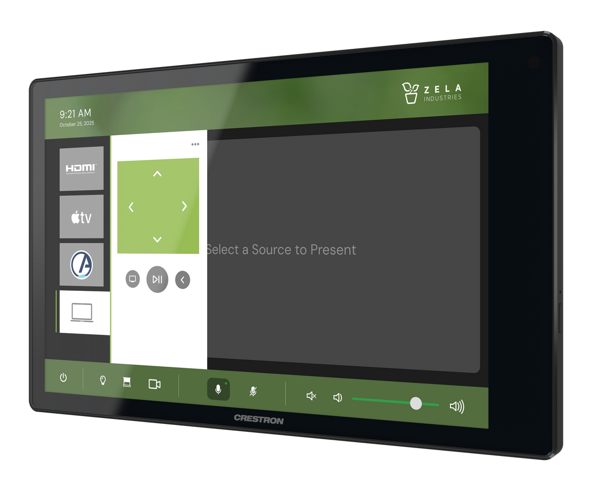 Crestron TSW-880-B - 8.1 in. Wall Mount Touch Screen, Black