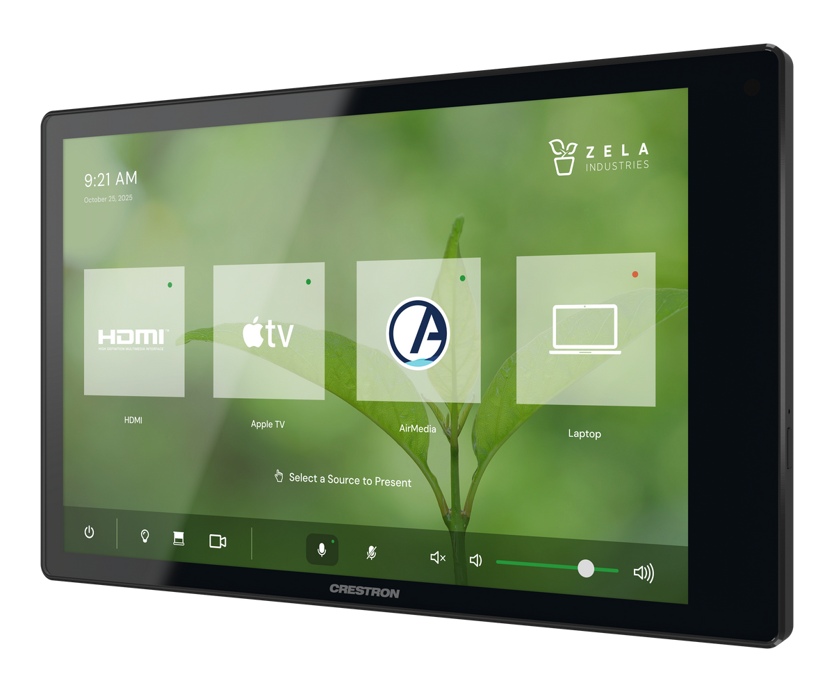 Crestron TSW-880-B - 8.1 in. Wall Mount Touch Screen, Black