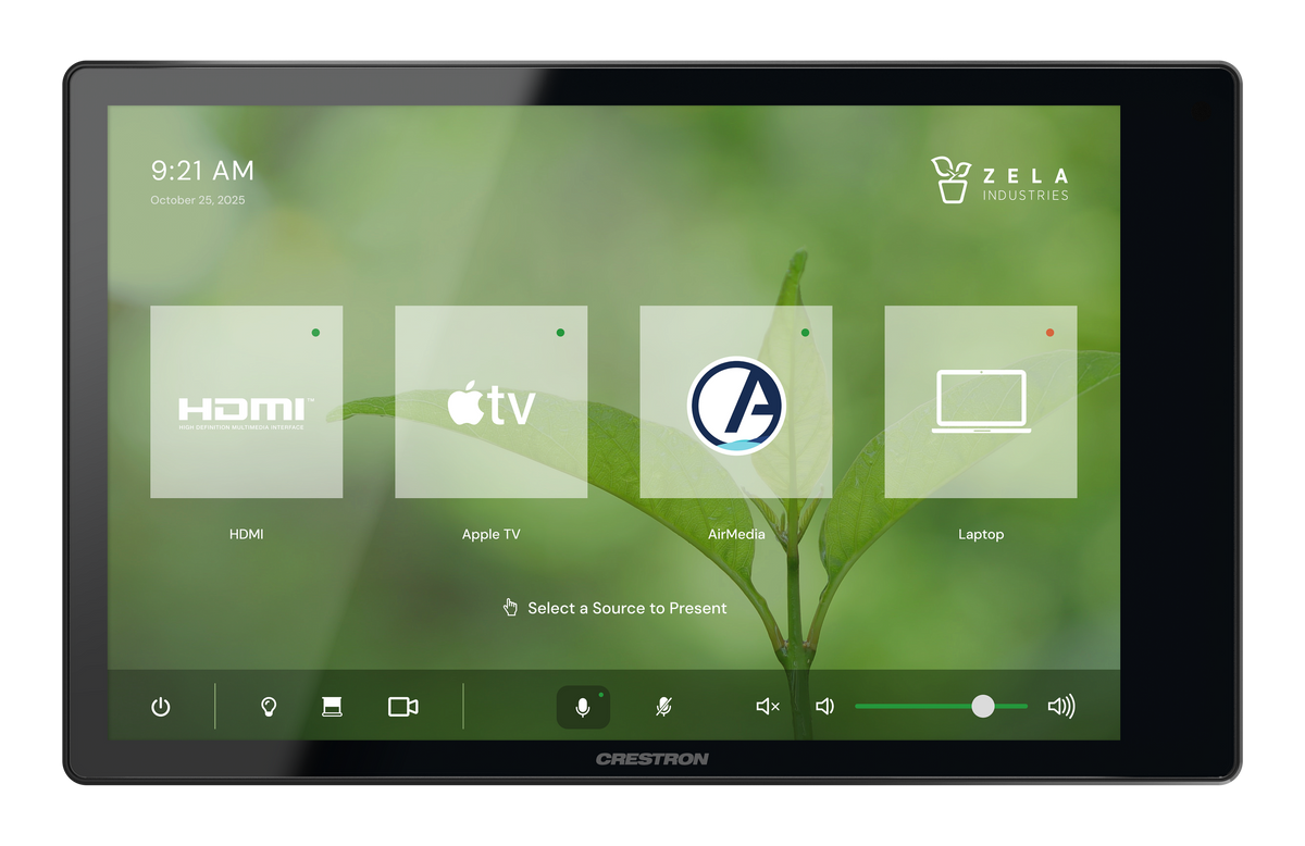 Crestron TSW-880-GV-B - 8.1 in. Wall Mount Touch Screen, Government Version