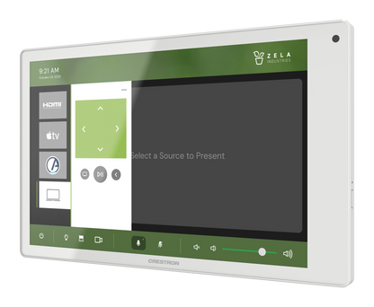 Crestron TSW-880-W - 8.1 in. Wall Mount Touch Screen, White