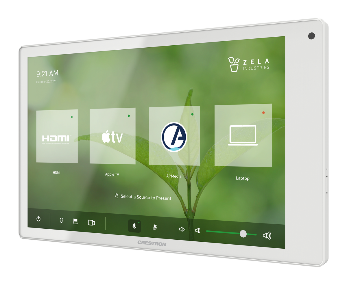 Crestron TSW-880-W - 8.1 in. Wall Mount Touch Screen, White