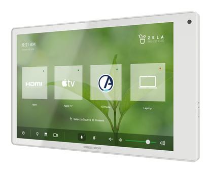 Crestron TSW-880-W - 8.1 in. Wall Mount Touch Screen, White