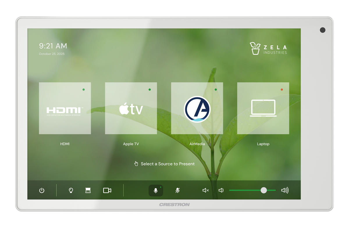 Crestron TSW-880-W - 8.1 in. Wall Mount Touch Screen, White