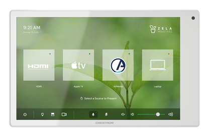 Crestron TSW-880-W - 8.1 in. Wall Mount Touch Screen, White