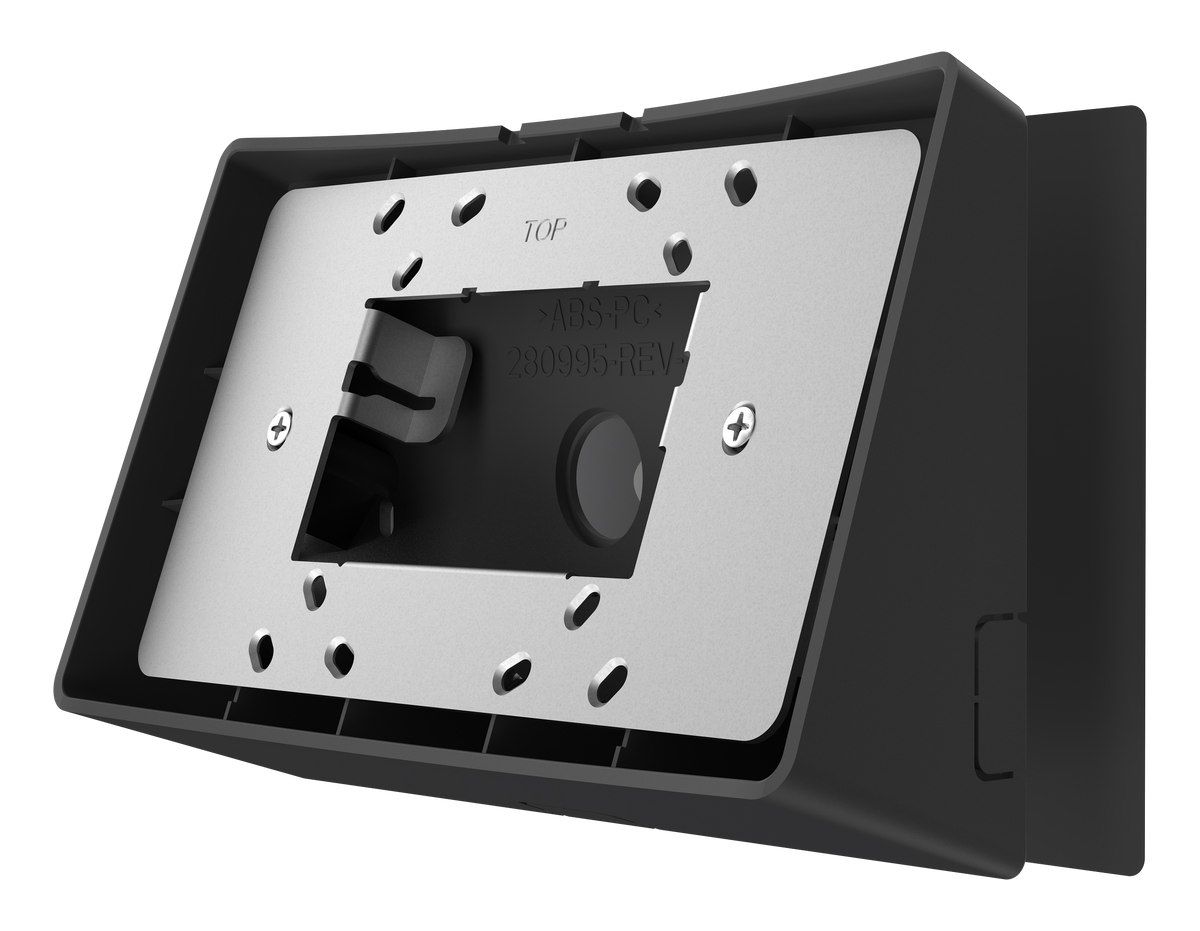 Crestron TSW-880/1080-MSMK-ANG-B - Multisurface Mount Kit for TSW-880 and TSW-1080 Series, Angled, Black