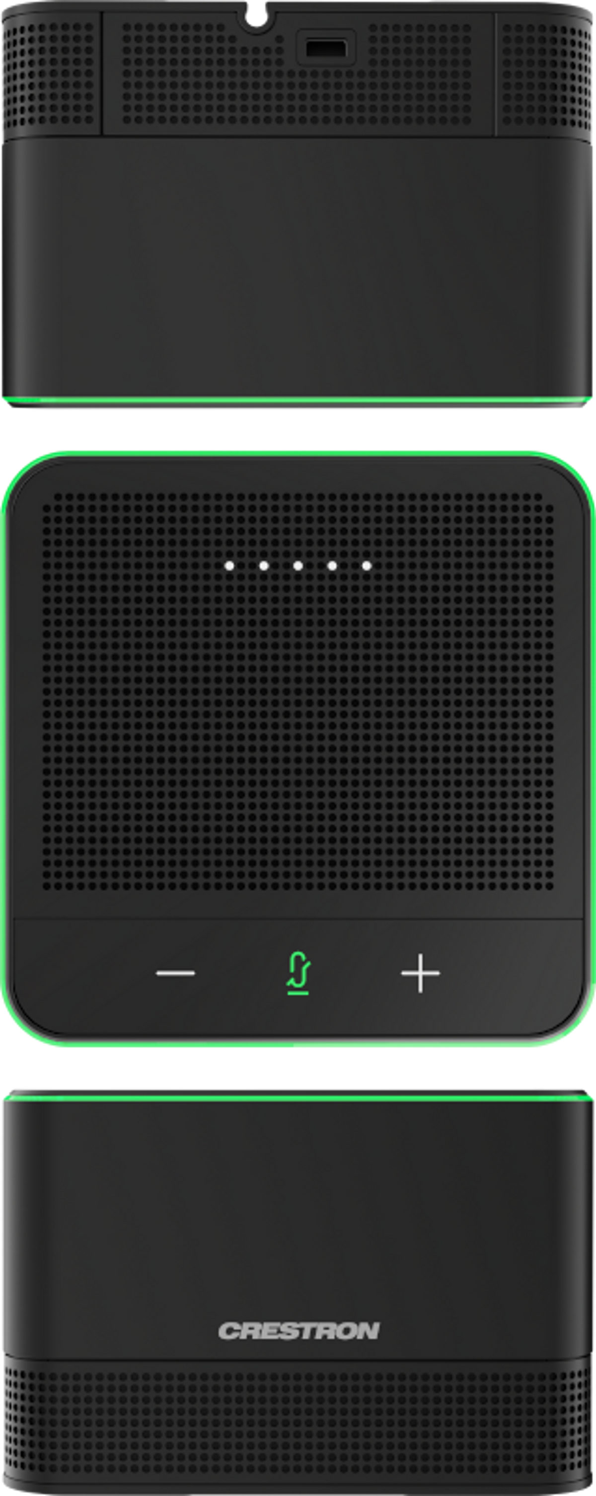 Crestron UC-AUDIO-POD-B-DR1 - Crestron Flex Pod Wireless Speaker and Microphone, Black