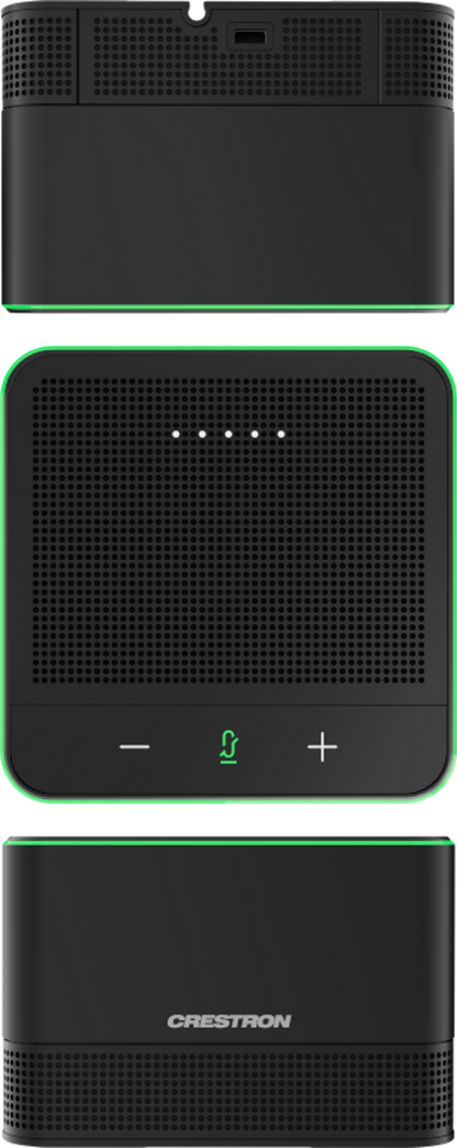 Crestron UC-AUDIO-POD-B-DR1 - Crestron Flex Pod Wireless Speaker and Microphone, Black