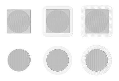Crestron ULTIMATE IC3-SA-WOOFER/TWEETER-W-T-KIT - Ultimate 3 in. All Weather In-Ceiling Kit (Woofer and Tweeter)