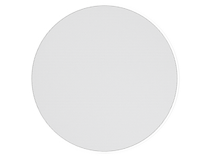 Crestron ULTIMATE IC8-AW-W-T-EACH - Ultimate 8 in. 2-Way All Weather In-Ceiling Speaker, White Textured, Single
