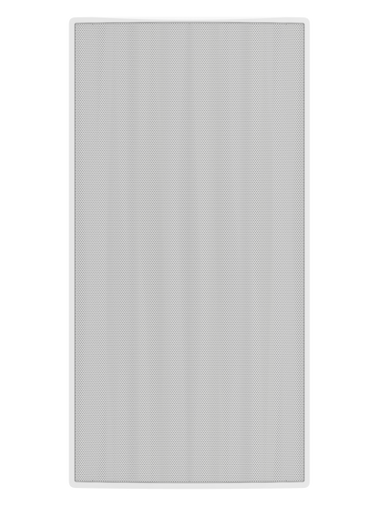 Crestron ULTIMATE IWLCR62-W-T-EACH - Ultimate Dual 6.5 in. 2-Way In-Wall LCR Speaker, White Textured, Single