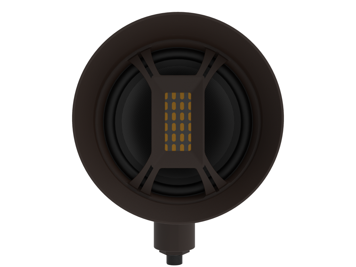 Crestron ULTIMATE OD6T-BRZ-T-EACH - Ultimate 6 in. 2-Way Outdoor Speaker, Ribbon Tweeter, Bronze Textured, Single