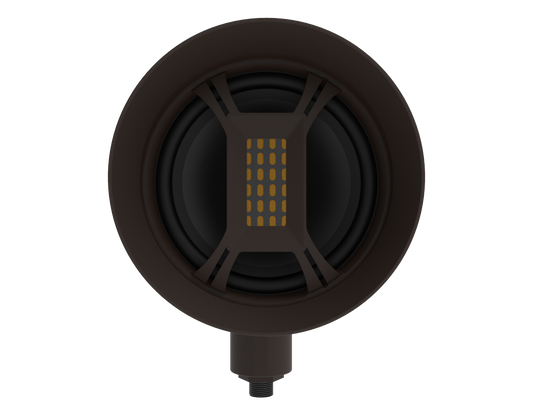 Crestron ULTIMATE OD6T-BRZ-T-EACH - Ultimate 6 in. 2-Way Outdoor Speaker, Ribbon Tweeter, Bronze Textured, Single