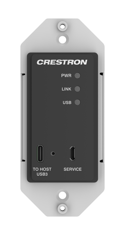 Crestron USB-EXT-3S-LOCAL-1G - USB 3.2 Extender over CAT 6a/7 Cable, Local, 1-Gang