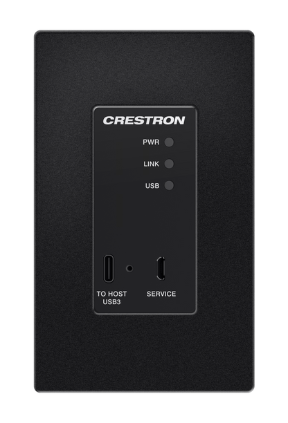 Crestron USB-EXT-3S-LOCAL-1G - USB 3.2 Extender over CAT 6a/7 Cable, Local, 1-Gang