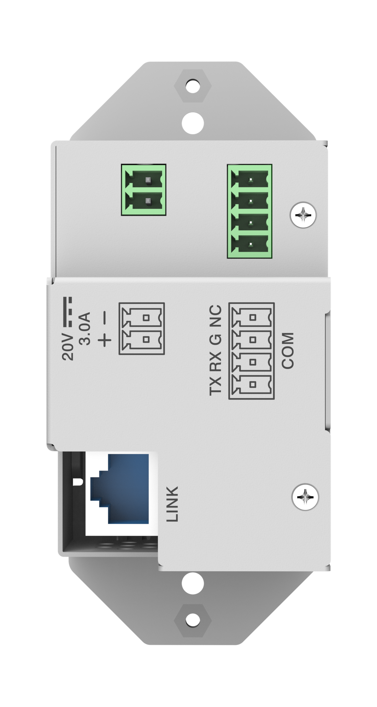 Crestron USB-EXT-3S-LOCAL-1G - USB 3.2 Extender over CAT 6a/7 Cable, Local, 1-Gang