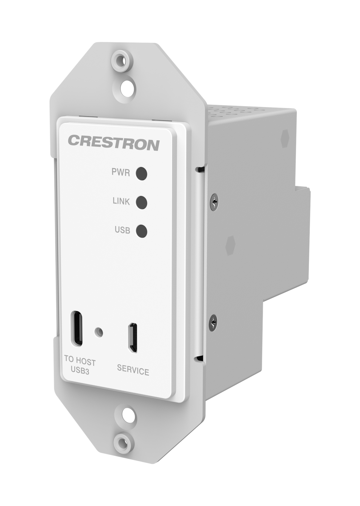 Crestron USB-EXT-3S-LOCAL-1G - USB 3.2 Extender over CAT 6a/7 Cable, Local, 1-Gang