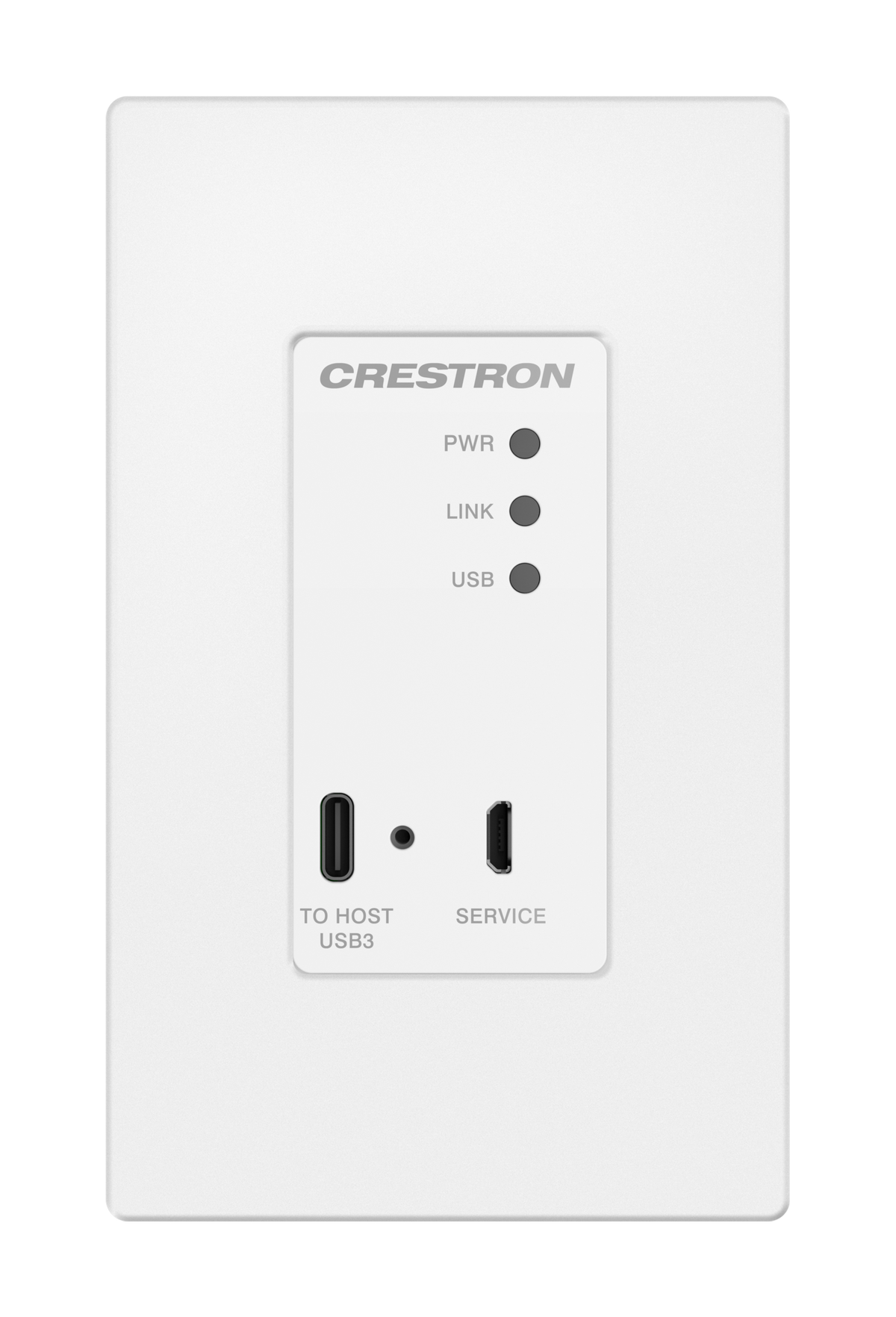 Crestron USB-EXT-3S-LOCAL-1G - USB 3.2 Extender over CAT 6a/7 Cable, Local, 1-Gang