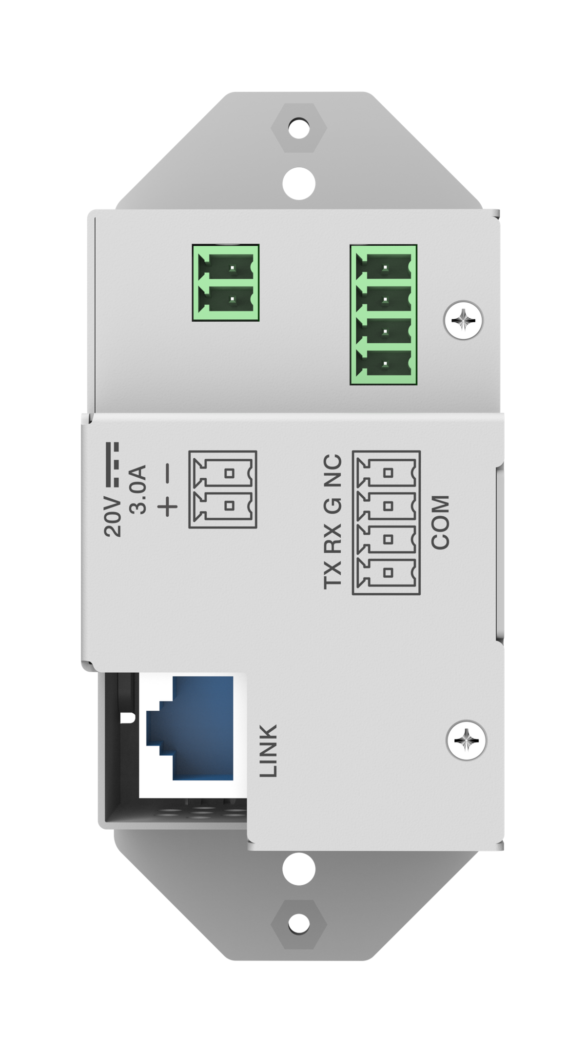 Crestron USB-EXT-3S-REMOTE-1G - USB 3.2 Extender over CAT 6a/7 Cable, Remote, 1-Gang