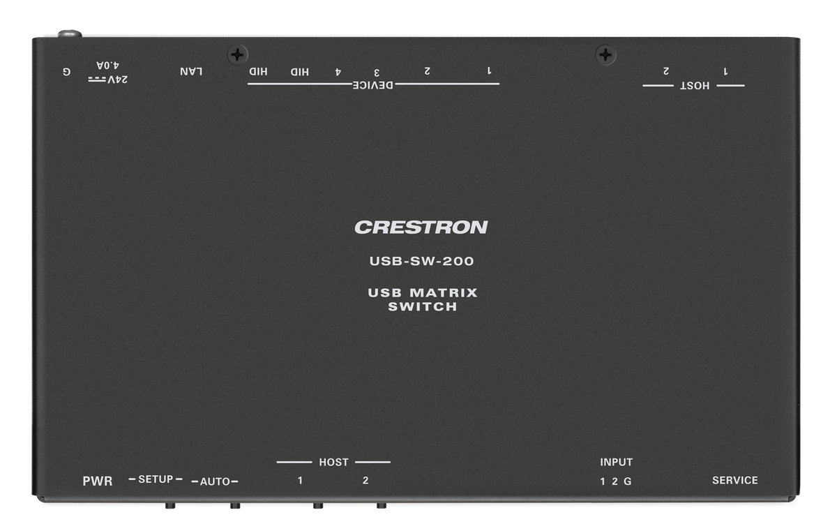 Crestron USB-SW-200 - 2-input USB 3.2 Data Matrix Switcher