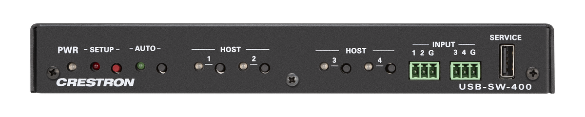 Crestron USB-SW-400 - 4-input USB 3.2 Data Matrix Switcher
