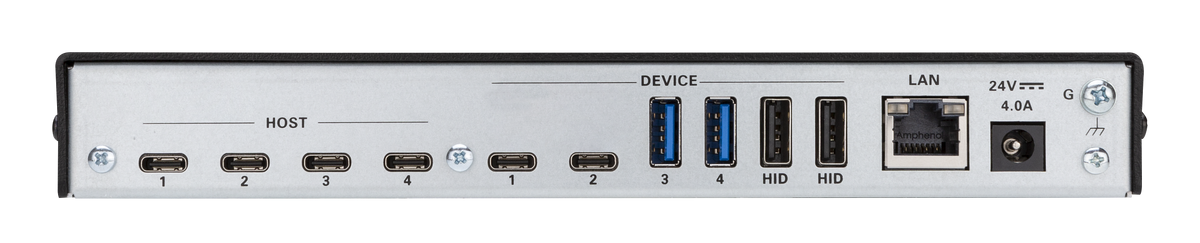 Crestron USB-SW-400 - 4-input USB 3.2 Data Matrix Switcher