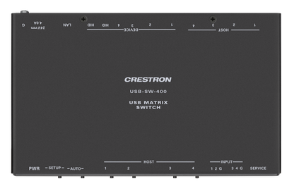 Crestron USB-SW-400 - 4-input USB 3.2 Data Matrix Switcher