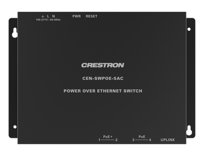Crestron CEN-SWPOE-5AC - 5-Port PoE Network Switch