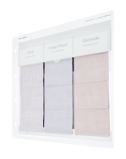 Crestron CSF-FABRIC-COLLECTION-HSHEER-2 - Crestron® Horizontal Sheer Shades Sample Book