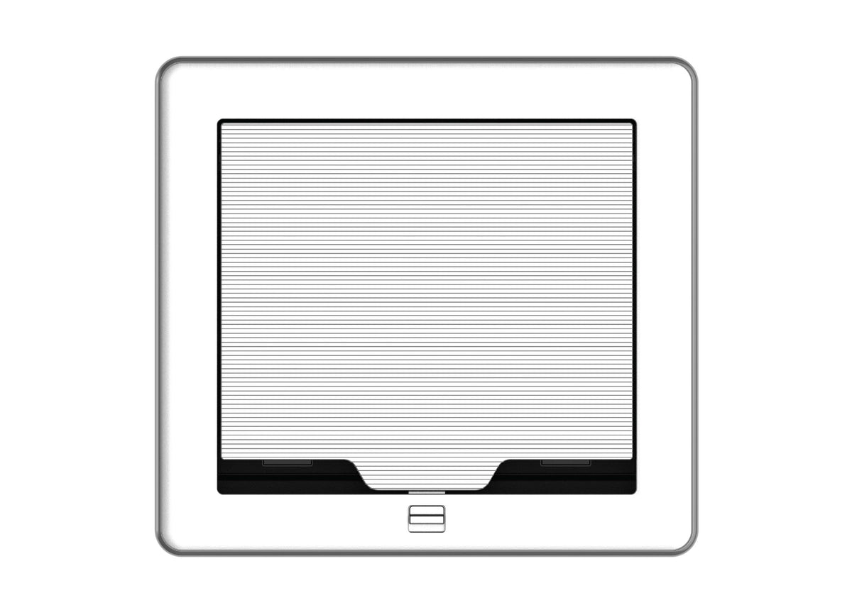 Crestron FT2-700-ELEC-PTL-AL - FlipTop™ FT2 Series Cable Management System, 700 Size, Electrical, Pass-Through Lid, Alloy