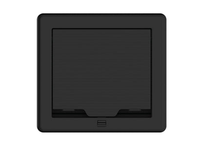 Crestron FT2-700-ELEC-PTL-B - FlipTop™ FT2 Series Cable Management System, 700 Size, Electrical, Pass-Through Lid, Black