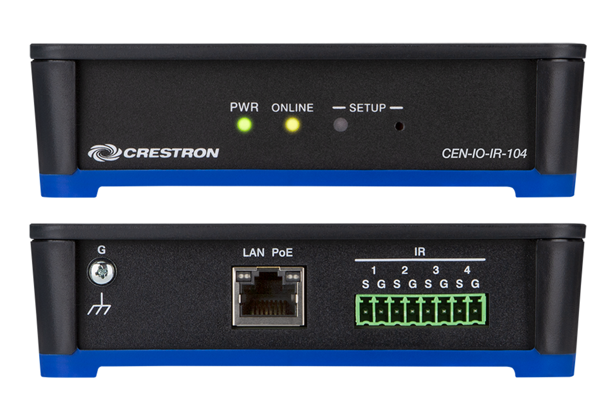 Crestron CEN-IO-IR-104 - Wired Ethernet Module with 4 IR Ports