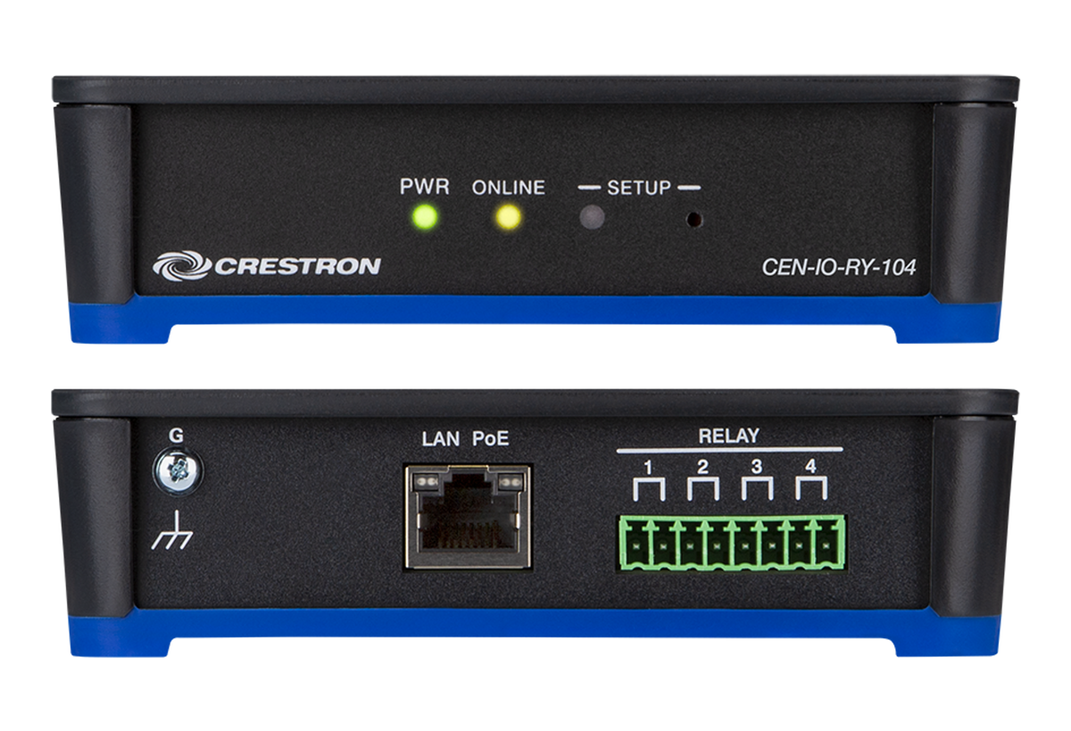 Crestron CEN-IO-RY-104 - Wired Ethernet Module with 4 Relay Ports