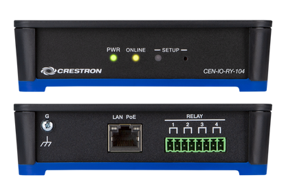 Crestron CEN-IO-RY-104 - Wired Ethernet Module with 4 Relay Ports