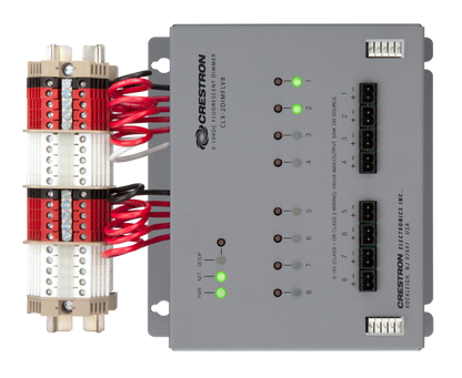 Crestron CLX-2DIMFLV8 - 8 Channel 0-10V Dimmer Module, 2 Feeds, 120V
