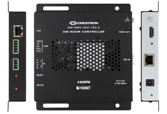 Crestron DM-RMC-4KZ-100-C - DigitalMedia 8G+® 4K60 4:4:4 HDR Receiver & Room Controller 100