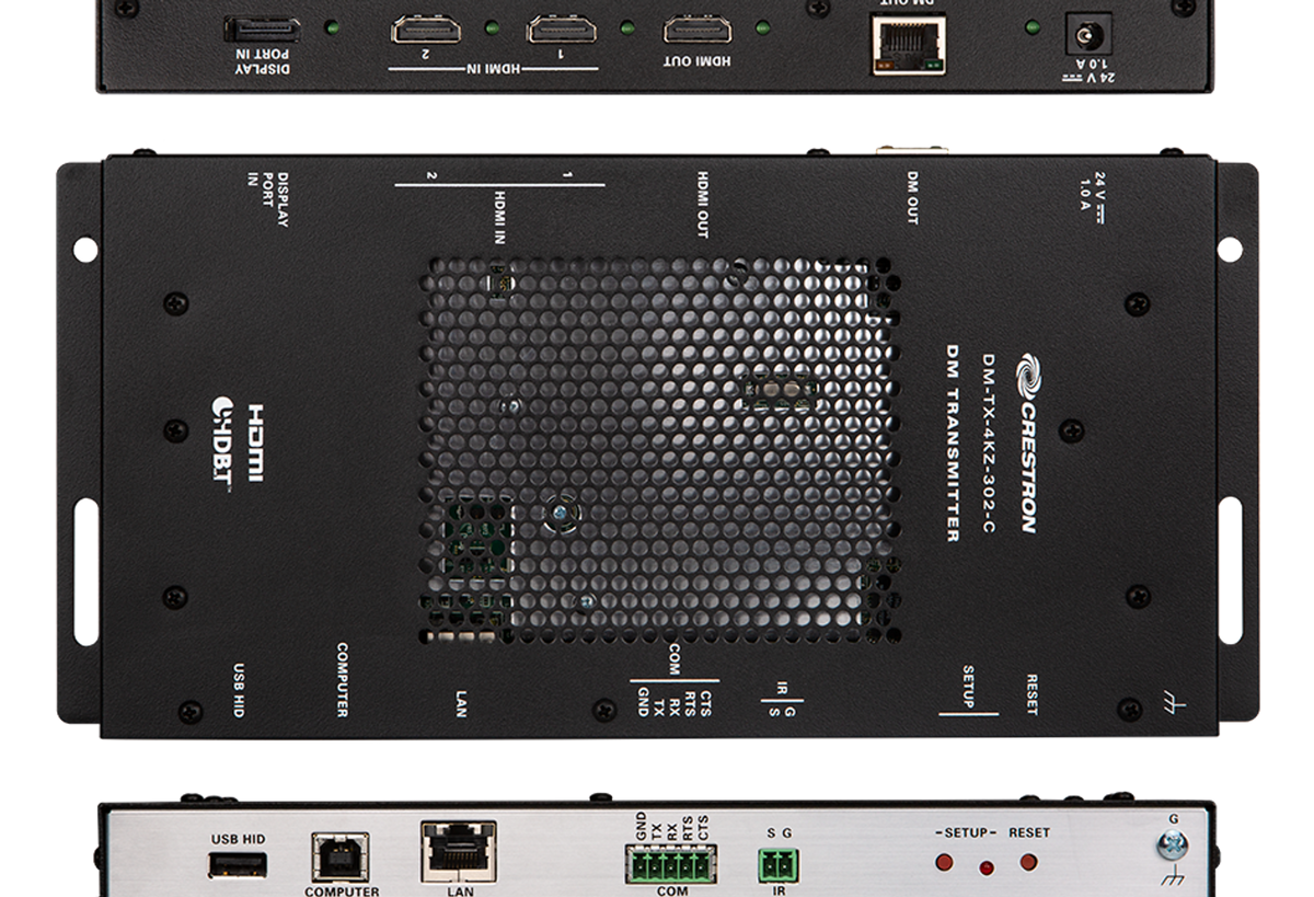Crestron DM-TX-4KZ-302-C - DigitalMedia 8G+® 4K60 4:4:4 HDR Transmitter 302