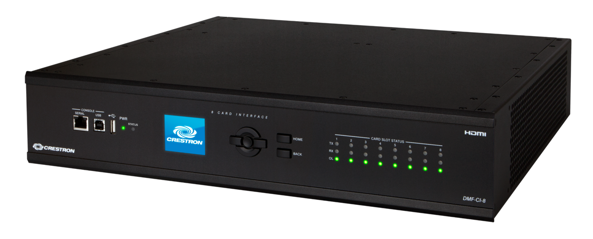 Crestron DMF-CI-8 - DigitalMedia™ Card Chassis for DM-NVX-C & DMCF, 8 Slots