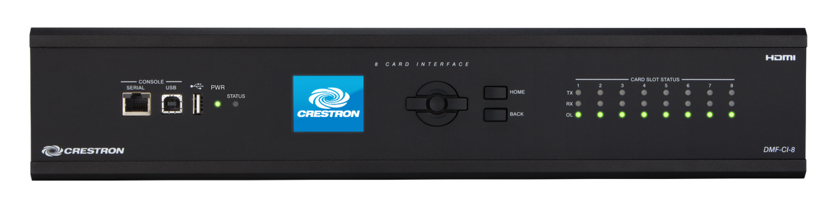 Crestron DMF-CI-8 - DigitalMedia™ Card Chassis for DM-NVX-C & DMCF, 8 Slots