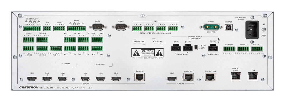 Crestron DMPS3-4K-250-C - 3-Series® 4K DigitalMedia™ Presentation System 250