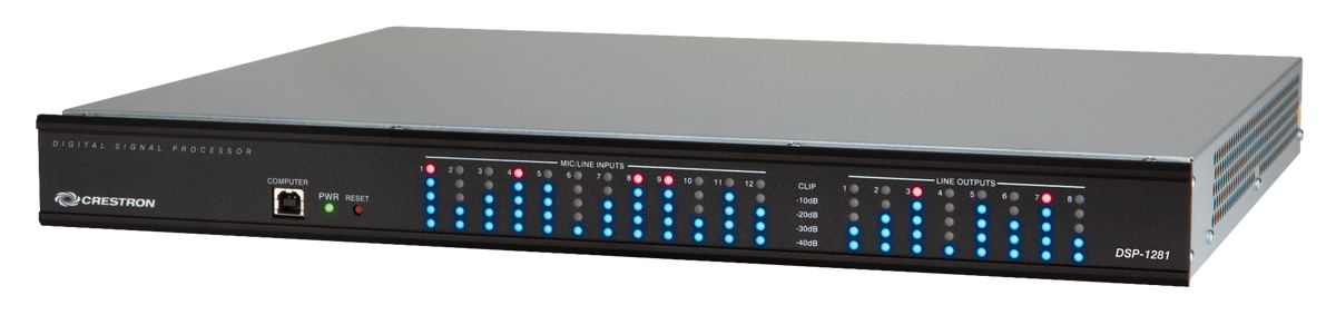 Crestron DSP-1281 - Crestron Avia™ 12x8 Digital Signal Processor w/Dante®™