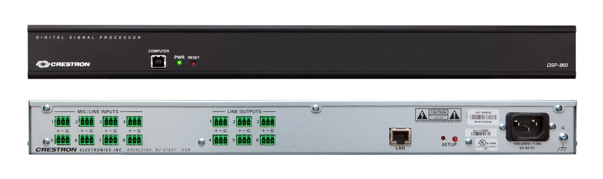 Crestron DSP-860 - Crestron Avia™ 8x6 Digital Signal Processor