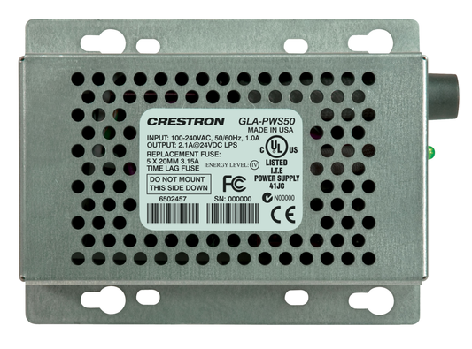 Crestron GLA-PWS50 - Wall Mount 50 Watt Cresnet Power Supply