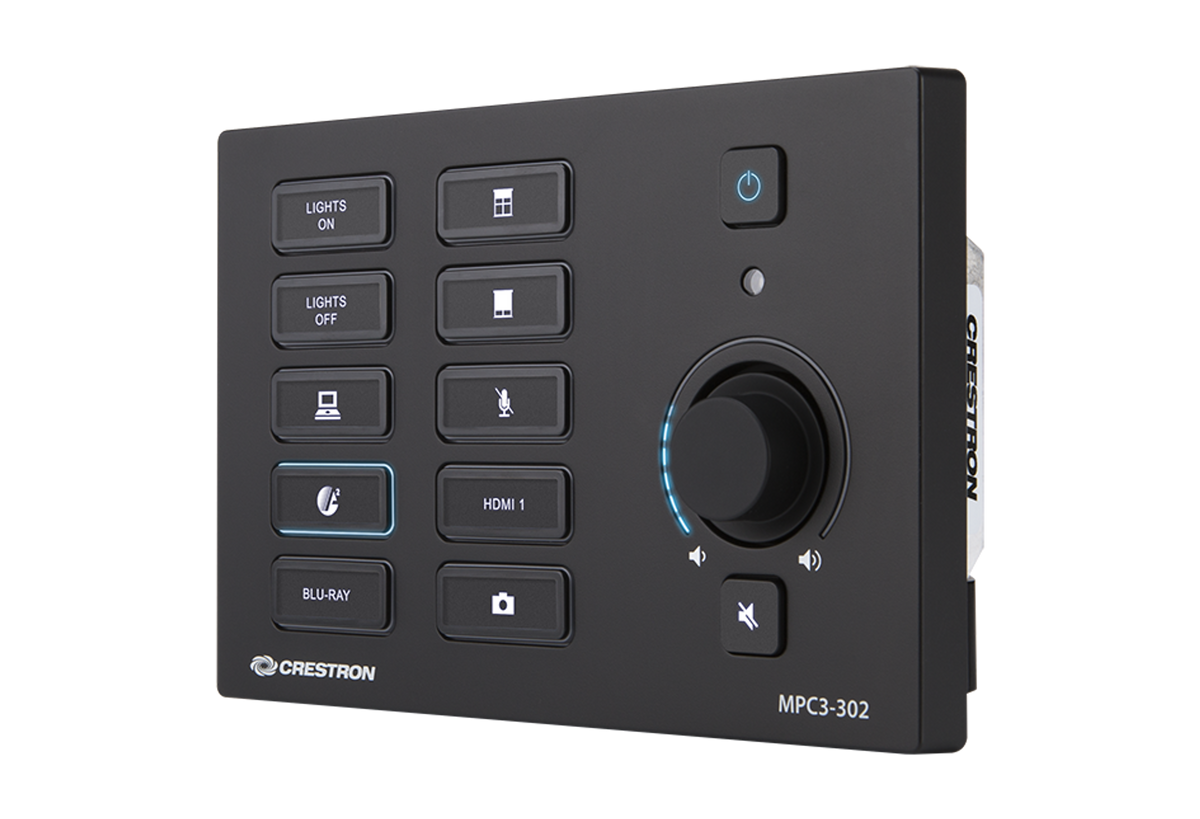 Crestron MPC3-302-B - 3-Series® Media Presentation Controller 302, Black
