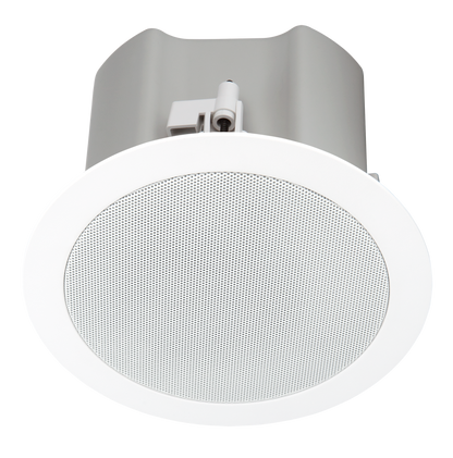 Crestron SAROS ICI4T-W-T-EACH+ - Saros® Integrator 4” 2-Way In-Ceiling Speaker, White Textured, Single (must be ordered in multiples of 2)