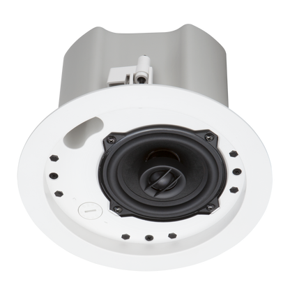 Crestron SAROS ICI4T-W-T-EACH+ - Saros® Integrator 4” 2-Way In-Ceiling Speaker, White Textured, Single (must be ordered in multiples of 2)