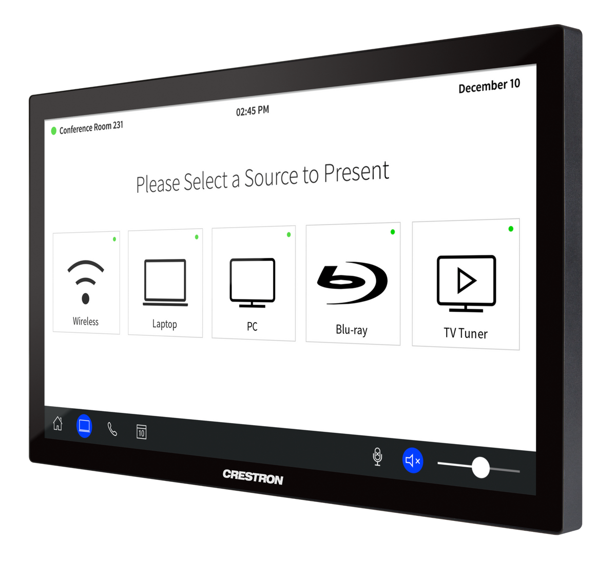 Crestron TSD-2220-B - 21.5 in. HD Touch Screen Display, Black