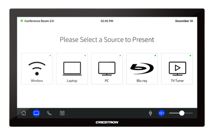 Crestron TSD-2220-B - 21.5 in. HD Touch Screen Display, Black