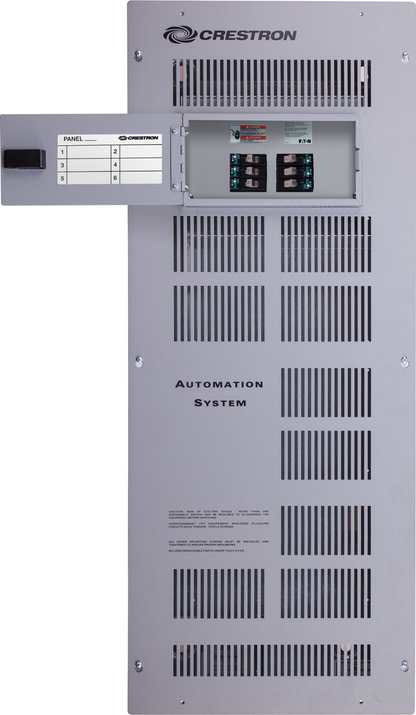Crestron CAEN-5X1-MLO-120/2P - Automation Enclosure, 5 modules high x 1 module wide, 20 breaker slots, split phase