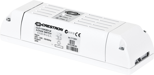 Crestron CLCI-1SW2EX-W - In-Ceiling Switch, 2 Channels, infiNET EX® Wireless, 230VAC