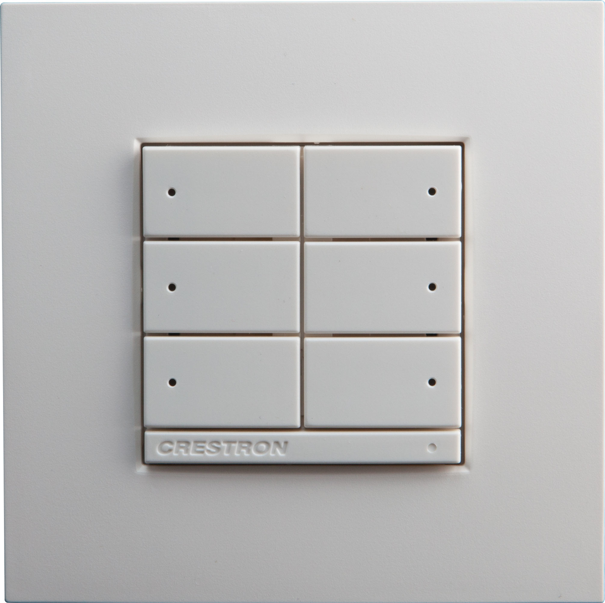 Crestron CLWI-KPLEX-BATT-W - On-Wall Wireless Lighting Keypad, Battery Powered, White